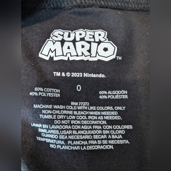 Torrid Super Mario Classic Fit Crew Tee Shirt Size 0x L/XL  NWT - Picture 8 of 10
